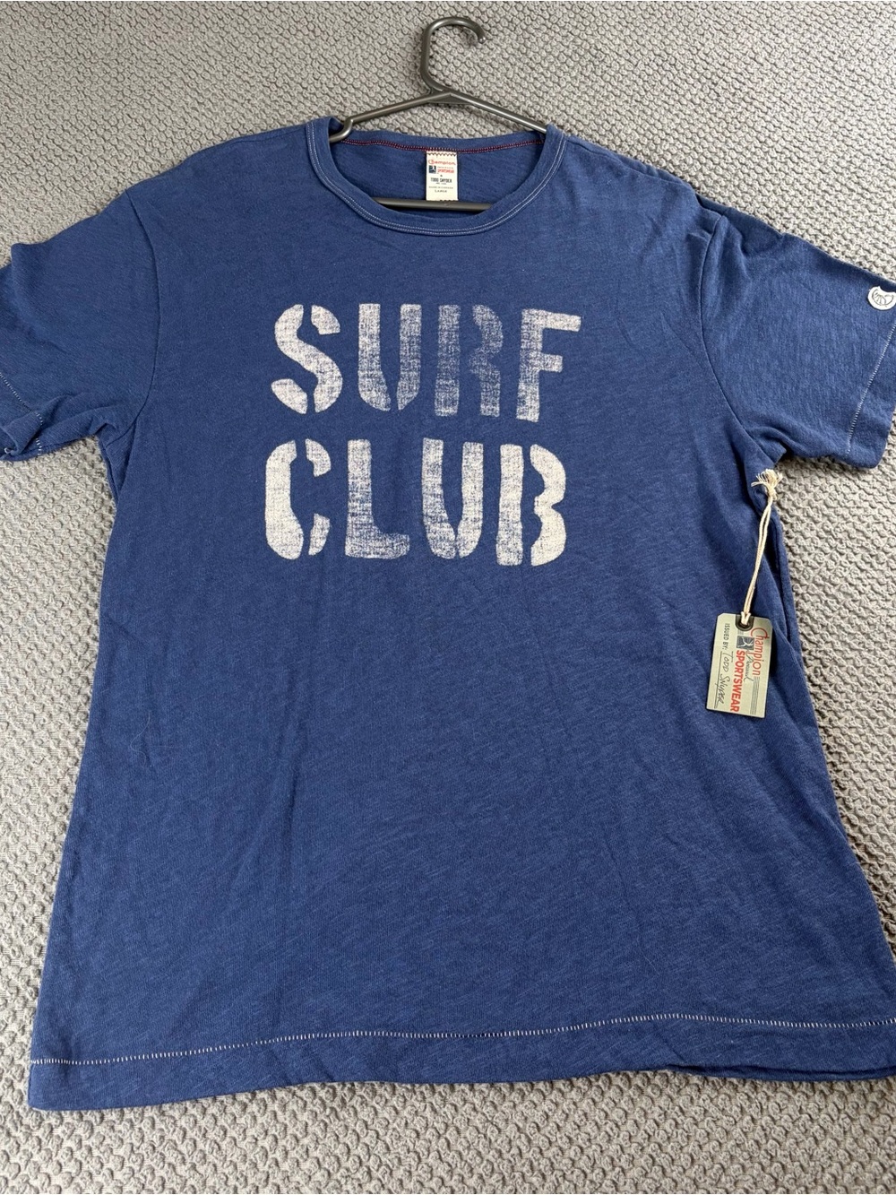 Todd Snyder Men's Blue 'Surf Club' Graphic Tee NWT